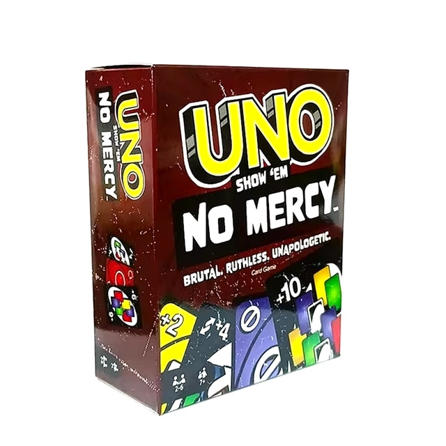 UNO No Mercy - Gioco di Carte per Famiglie CARTE DA GIOCO DIVERTENTI UNO CARDS