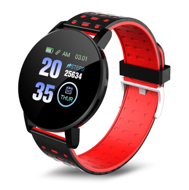 119Plus Smart Watch Men Women Smart Bracelet LED Smartwatch Waterproof Touch Screen Bracelet Sport Smartband Fitness Tracker