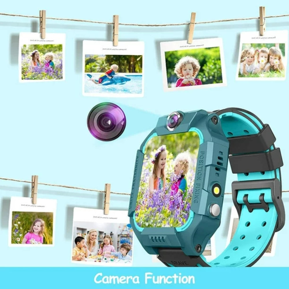 Z6f Kids Smart Watch Sos Phone Watch Ip67 Waterproof Remote Photo Smartwatch Compatible For Ios Android