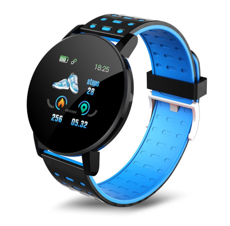 119Plus Smart Watch Men Women Smart Bracelet LED Smartwatch Waterproof Touch Screen Bracelet Sport Smartband Fitness Tracker