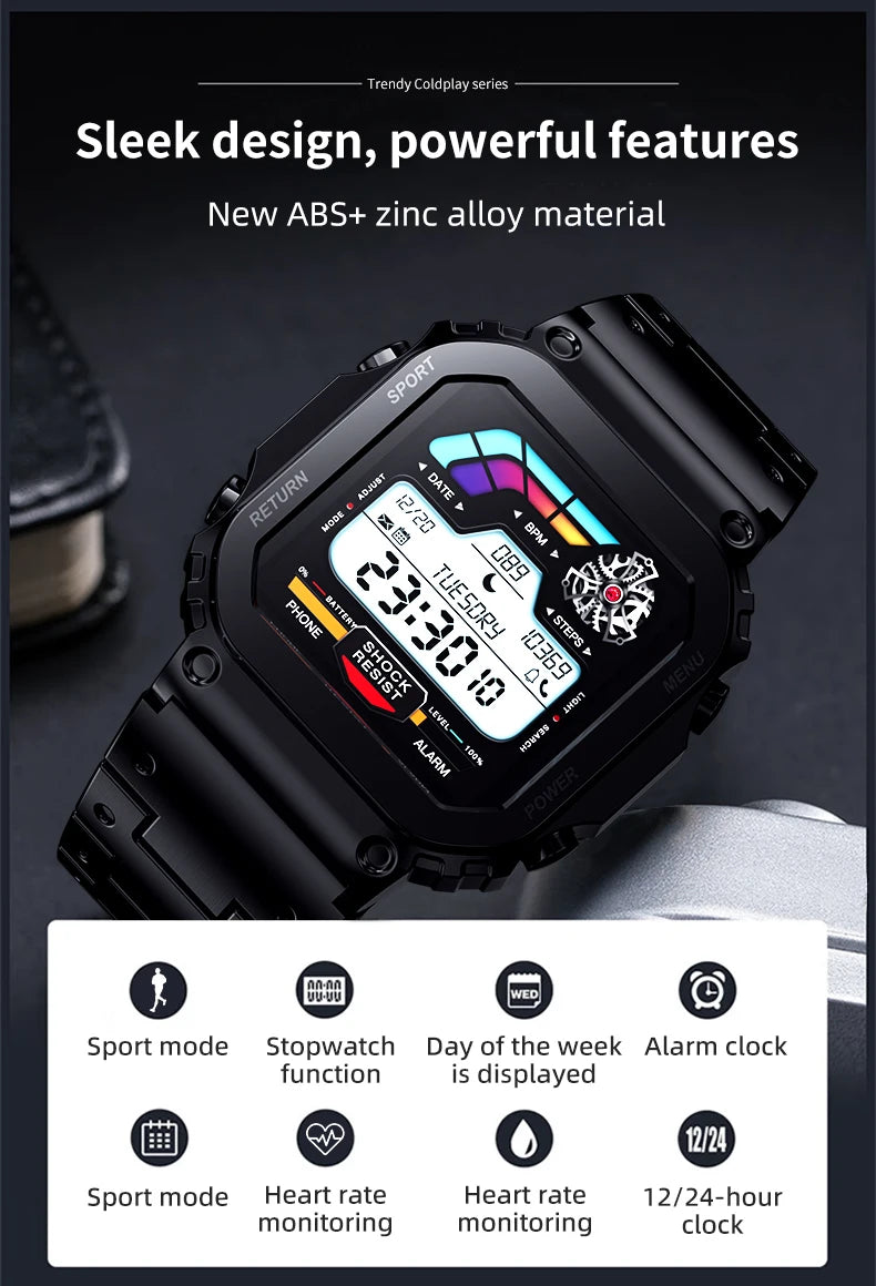 Smart Watch Man 2024 Original Smartwatch Aiweile AW39 For Huawei Xiaomi Sports Modes Bluetooth Call Gift DIY Watch Face pk fit 3