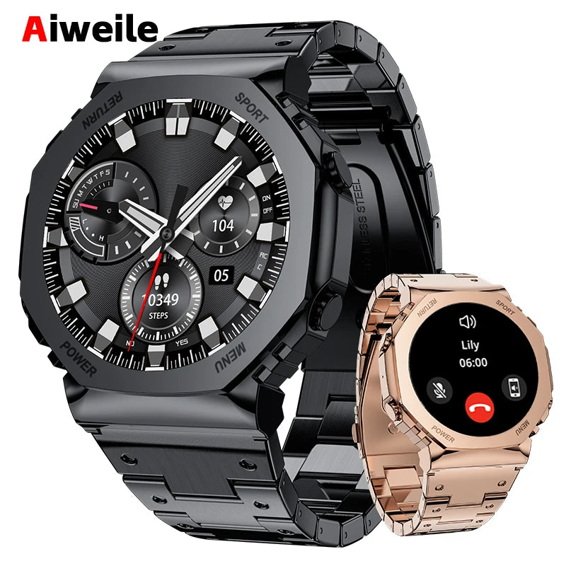 Smart Watches Smartwatch Man 2024 Original New Products Aiweile AW51 for huawei xiaomi Fitness Bluetooth Call pk fit 3 gt 4 pro