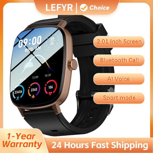 LEFYR AW63 Smartwatch Men Women Smart Watch 2024 2.01 Inch Screen Fitness Smarthwhatch Electronic Watches Choice pk Y12 LT10