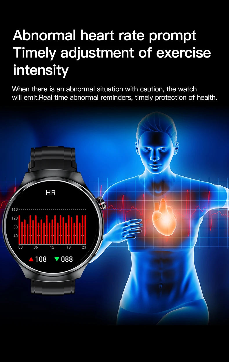 V16 Smart Watch For Men Health Monitoring IP67 Waterproof Smartwatch Women Fitness Tracker Voice Assistant Bracelet 2024 6 sol