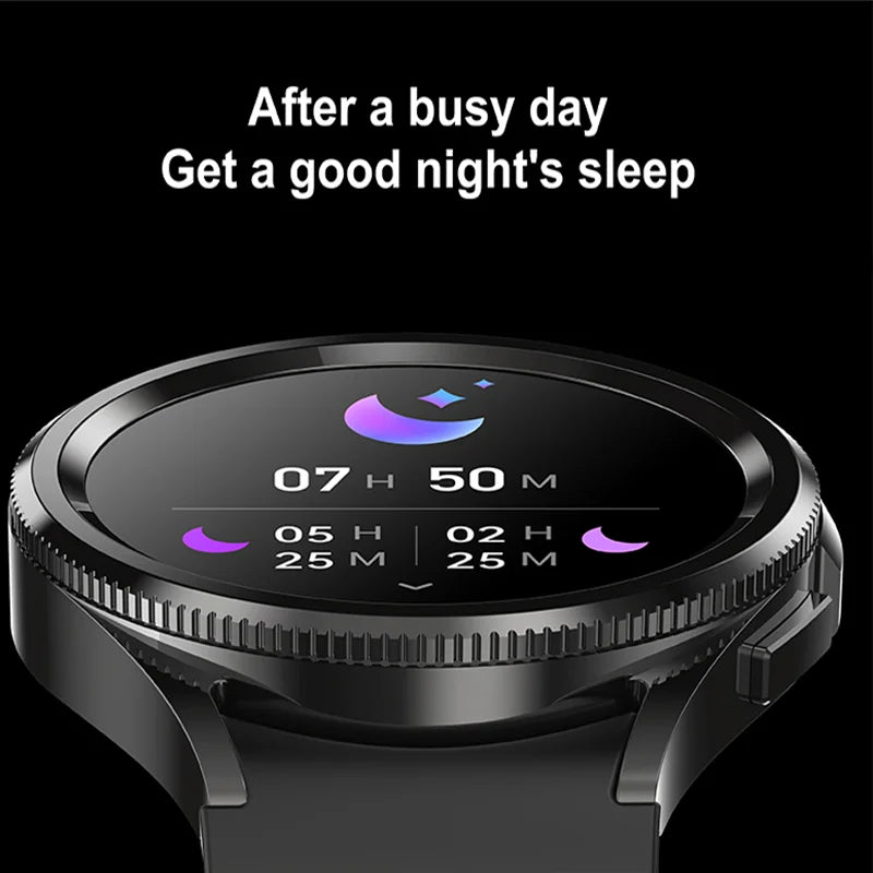 1.46 Inch Large Screen Smartwatch Men Voice Assistant Waterproof Sports Fitness Tracker Bluetooth Call Smart Watch Men 2024 New