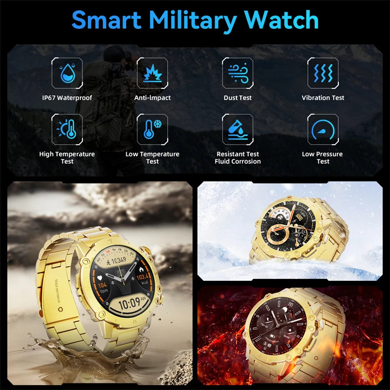 smart watches for men 2024 Women'S Smartwatch Bluetooth Call 1.46 High-Definition Screen  Fitness Sports Waterproof Health