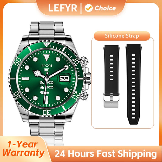 LEFYR AW12 High-end Men's Smartwatch Smartwatch Smart Watch 2024 Men Copy Brand Replica Fitness Bluetooth Call Voice Connected