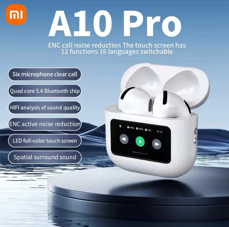 Xiaomi A10Pro Bluetooth wireless earphones with digital HiFi audio quality Smart protective case Sports headphones for sleep