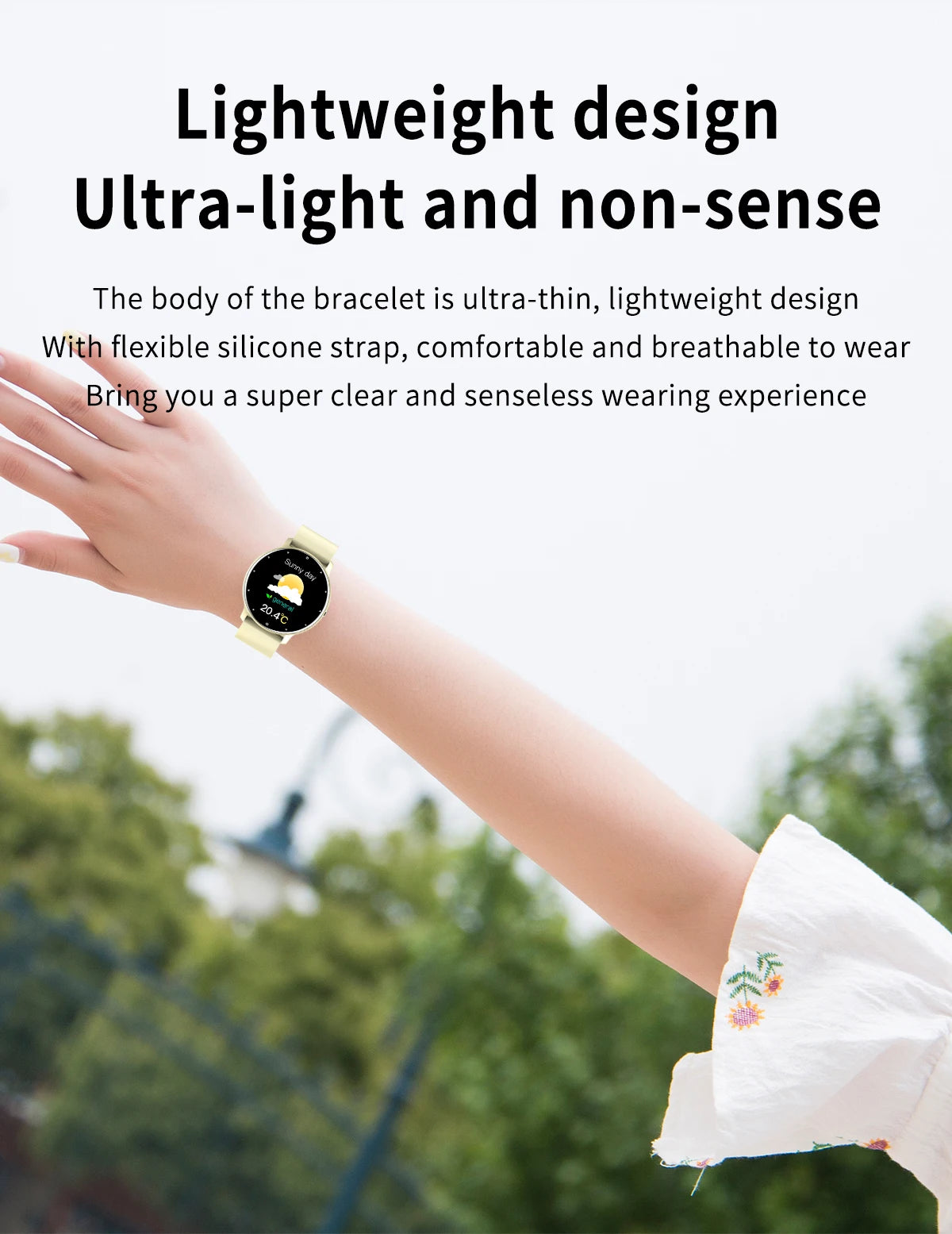 LIGE Smart band Watch Men Real-time Weather Forecast Activity Tracker Watches Sports Ladies Smart Watch Women For Xiaomi Watch