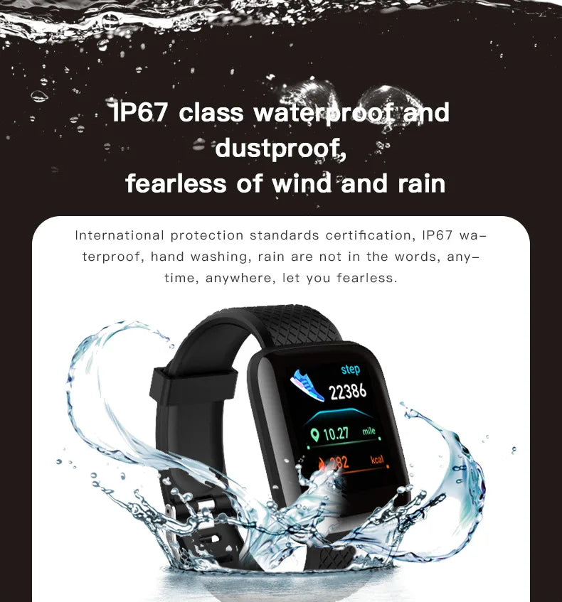 Smart Watch Men Heart Rate Sleep Monitor Call Reminder Silicone Band Waterproof Smart Digital Watch For Women Kids For Xiaomi