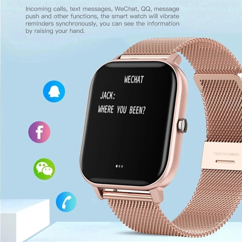 2024 New Smart Watch Men Blood Oxygen Monitoring Sports Fitness Watch Man Woman Body Temperature Monitor Smart Watch For Xiaomi