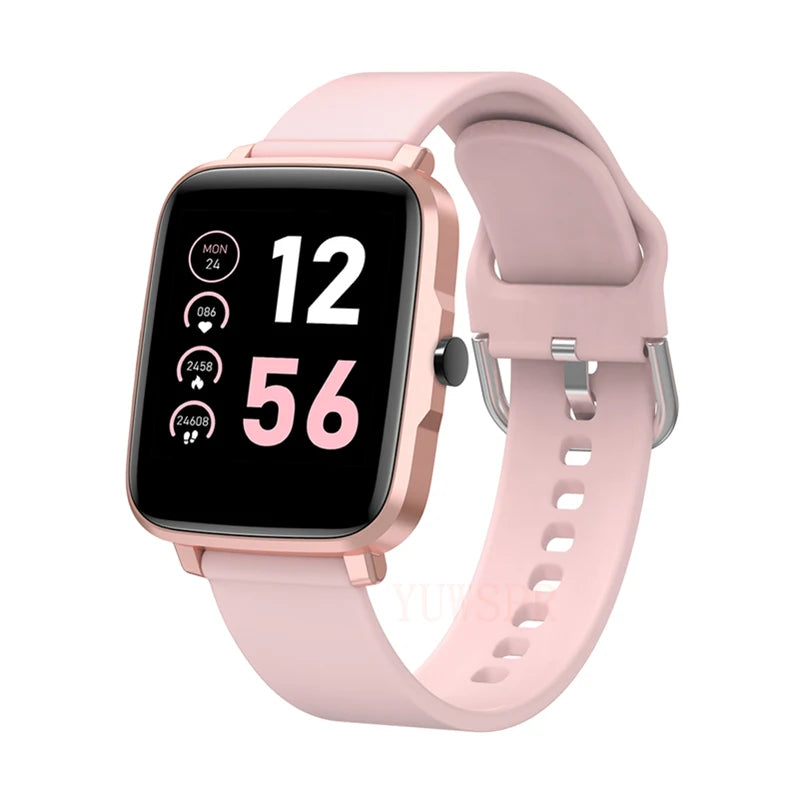 Ultra-thin Women Smart Watch IP68 Waterproof Heart Rate Blood Pressure Monitoring Fashion Smart Sports Bracelet for Lady Girl F2