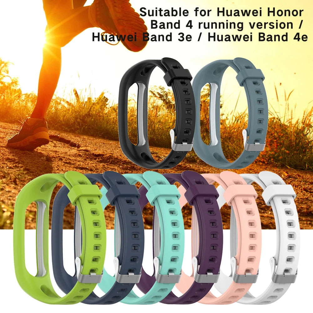 Lightweight And Durable High-Quality Wristband Smart Watch With Huawei Honor Band 3e 4e Waterproof Soft Replacement