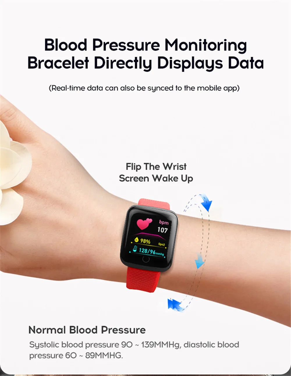 Smart Watch for apple Android Men Women Bluetooth Fitness Tracker Sport wristwatch Heart Rate Blood Pressure Kids Smartwatch