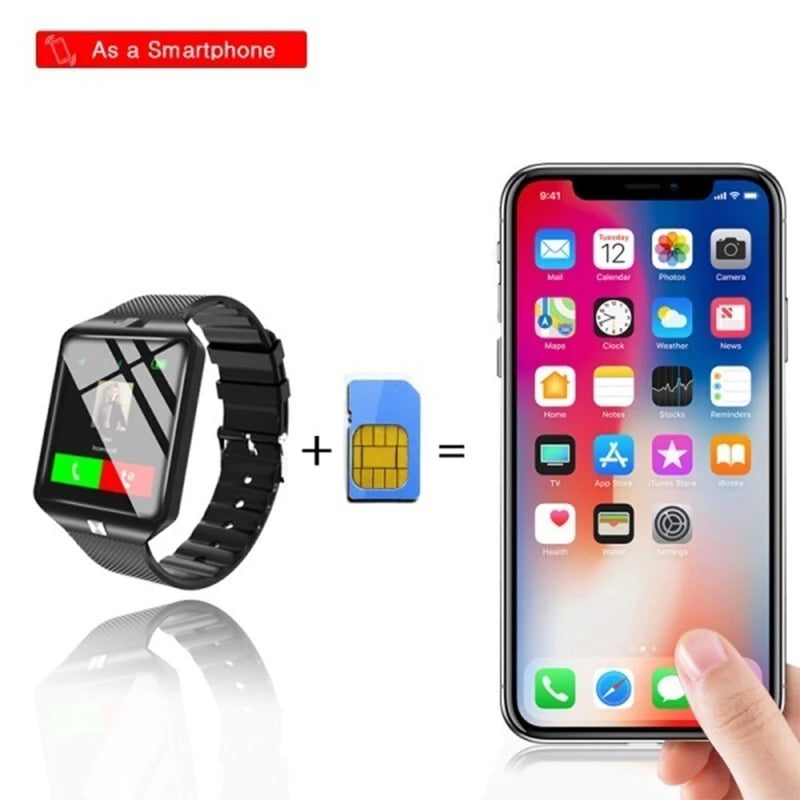 2024 Smart Watch Men Women With SIM TF Card Slot Bluetooth Camera SmartWatch Information Watches Push Music Play For Android IOS