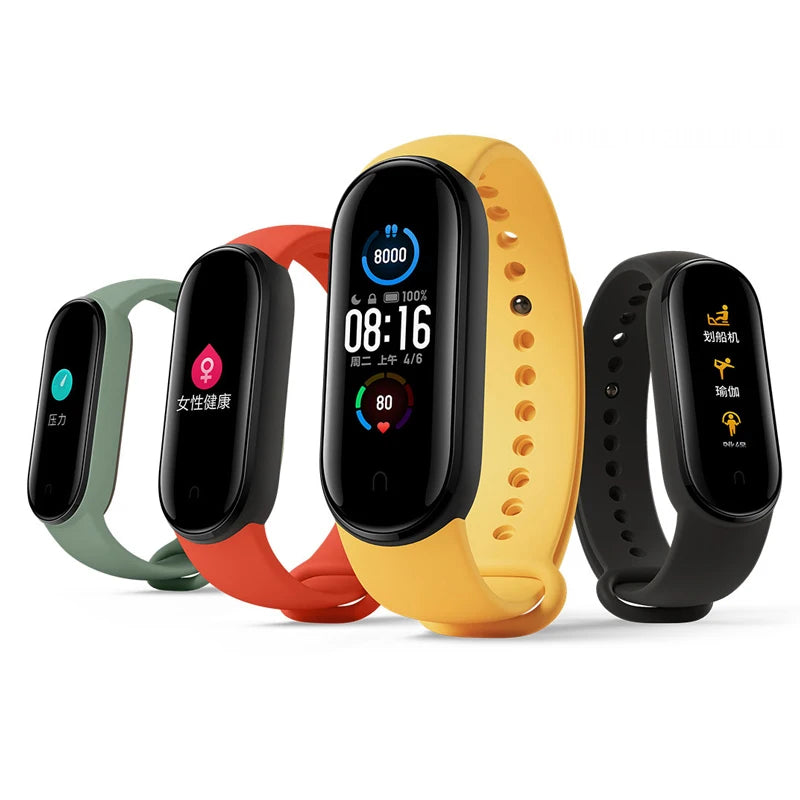 Xiaomi Mi Band5 Smart Wristband Heart Rate Fitness Tracker Bluetooth Sport Bracelet AMOLED Screen Mi band 5