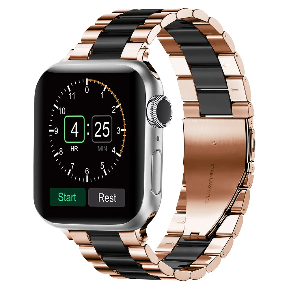 Metal Strap For Apple watch 10 46mm 42mm Ultra 49mm 9 8 7 45mm 41mm steel replacement band For iwatch 6 5 4 3 SE 44mm 42mm 40mm