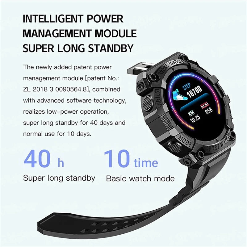 FD68S Smart Watch 2024 Women Men Waterproof Heart Rate Monitor Sleep Smart Bracelet For Ios Android Reloj Inteligente Hombre