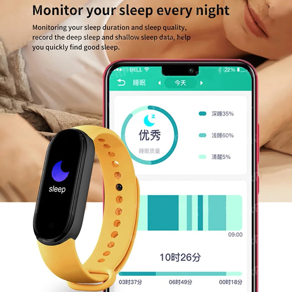 M6 Smart Band Smart Watch Men Women Heart Rate Monitor Blood Pressure Fitness Tracker Smartwatch Smartband Clock For Xiaomi iOS