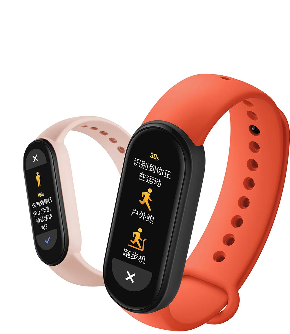 Xiaomi Mi Band 6 Smart Wristband AMOLED Blood Oxygen Fitness Traker Heart Rate Bluetooth Waterproof Miband 5