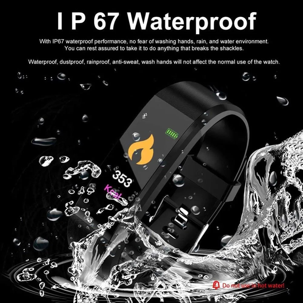 Men's Sports Wristbands Women Bracelet Smart Watch Fitness Heart Rate Pedometer Waterproof Smart Bracelet Smartwatch