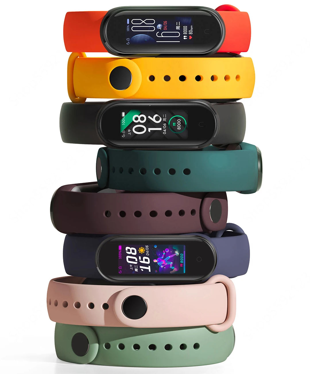 Xiaomi Mi Band5 Smart Wristband Heart Rate Fitness Tracker Bluetooth Sport Bracelet AMOLED Screen Mi band 5