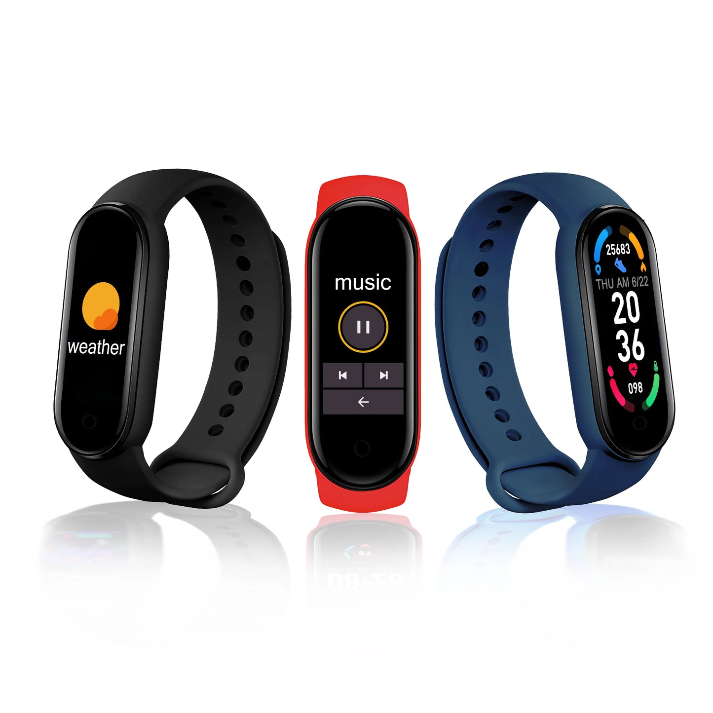 New Global Version M6 Band Smart Watch Men Women Smartwatch Fitness Sport Bracelet For Apple Huawei Xiaomi Mi Smartband Watches