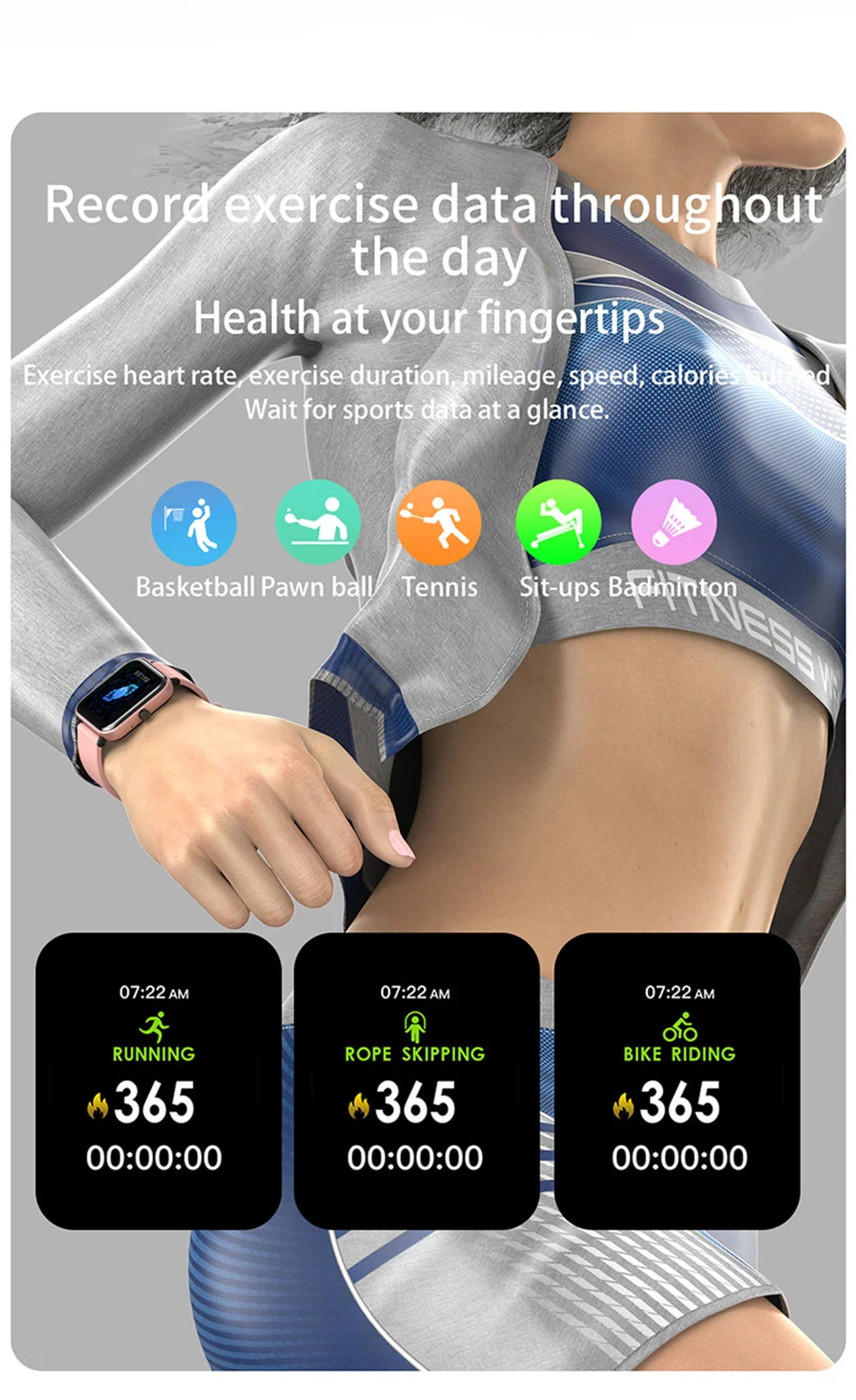 2024 New Smart Watch Men Blood Oxygen Monitoring Sports Fitness Man Woman Body Temperature Monitor Smart Watch For Android IOS