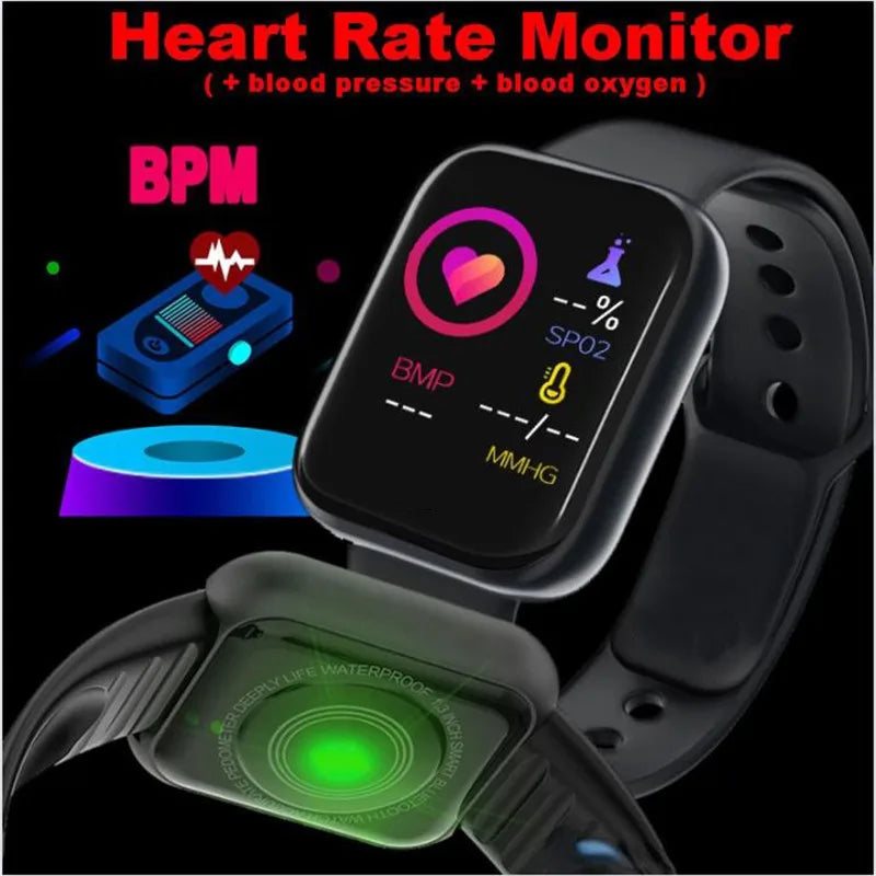 D20 Children Kids Smart Watch Boys Girls Sports Men Women Smartwatch Blood Pressure Smart Clock Child Fitness For Android IOS