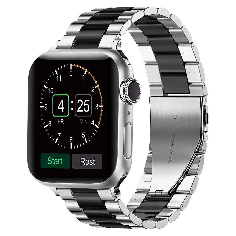 Metal Strap For Apple watch 10 46mm 42mm Ultra 49mm 9 8 7 45mm 41mm steel replacement band For iwatch 6 5 4 3 SE 44mm 42mm 40mm