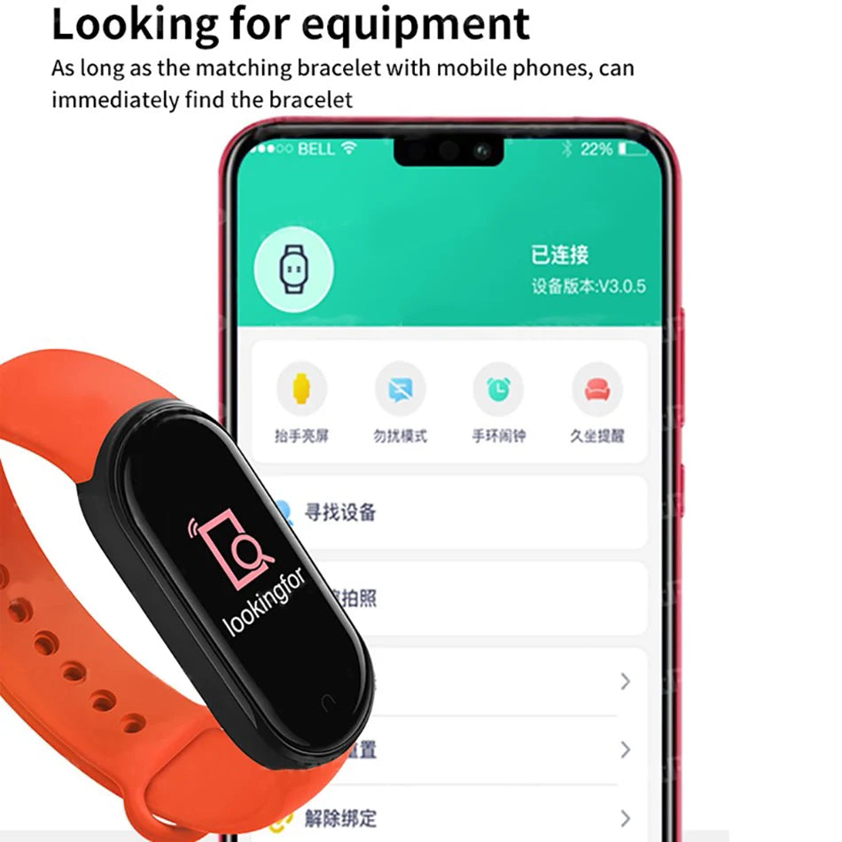 M6 Smart Band Smart Watch Men Women Heart Rate Monitor Blood Pressure Fitness Tracker Smartwatch Smartband Clock For Xiaomi iOS