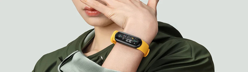 Xiaomi Mi Band 6 Smart Wristband AMOLED Blood Oxygen Fitness Traker Heart Rate Bluetooth Waterproof Miband 5