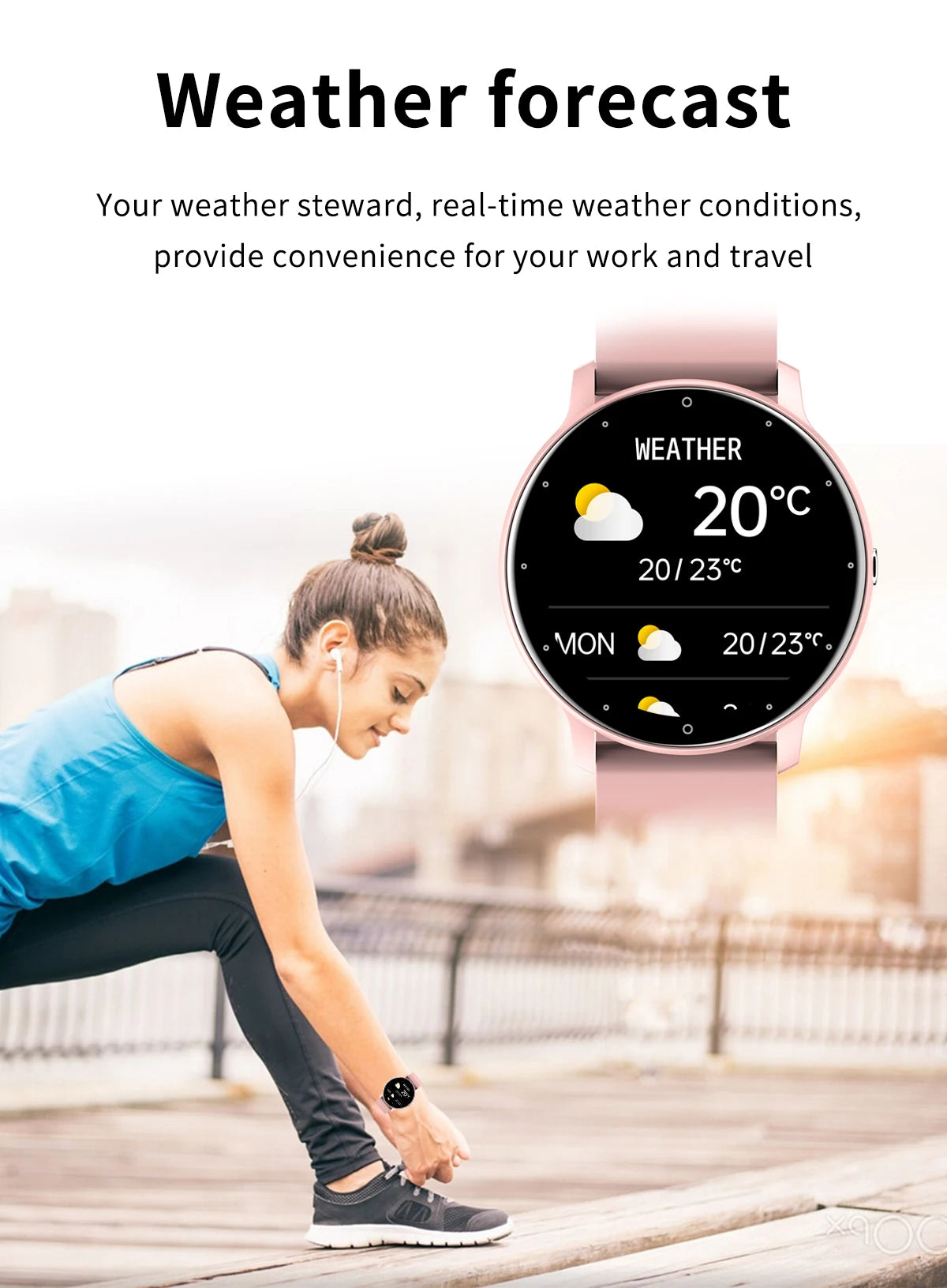 CanMixs 2024 New Smart Watch Women Men Lady Sport Fitness Smartwatch Sleep Heart Rate Monitor Waterproof Watches For IOS Android