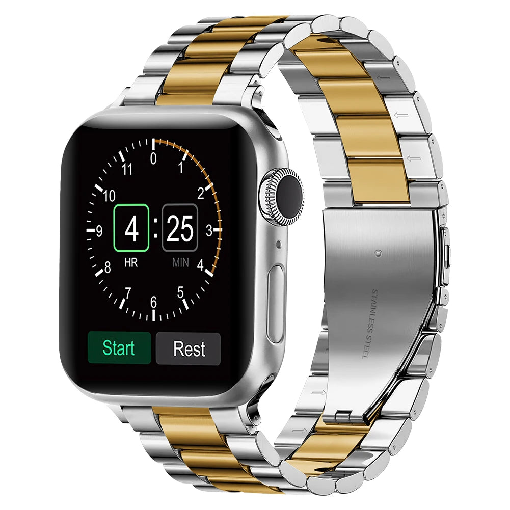 Metal Strap For Apple watch 10 46mm 42mm Ultra 49mm 9 8 7 45mm 41mm steel replacement band For iwatch 6 5 4 3 SE 44mm 42mm 40mm