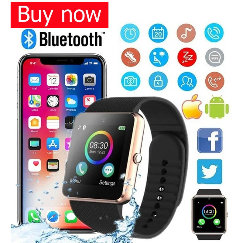 2024 Smart Watch Men Women With SIM TF Card Slot Bluetooth Camera SmartWatch Information Watches Push Music Play For Android IOS