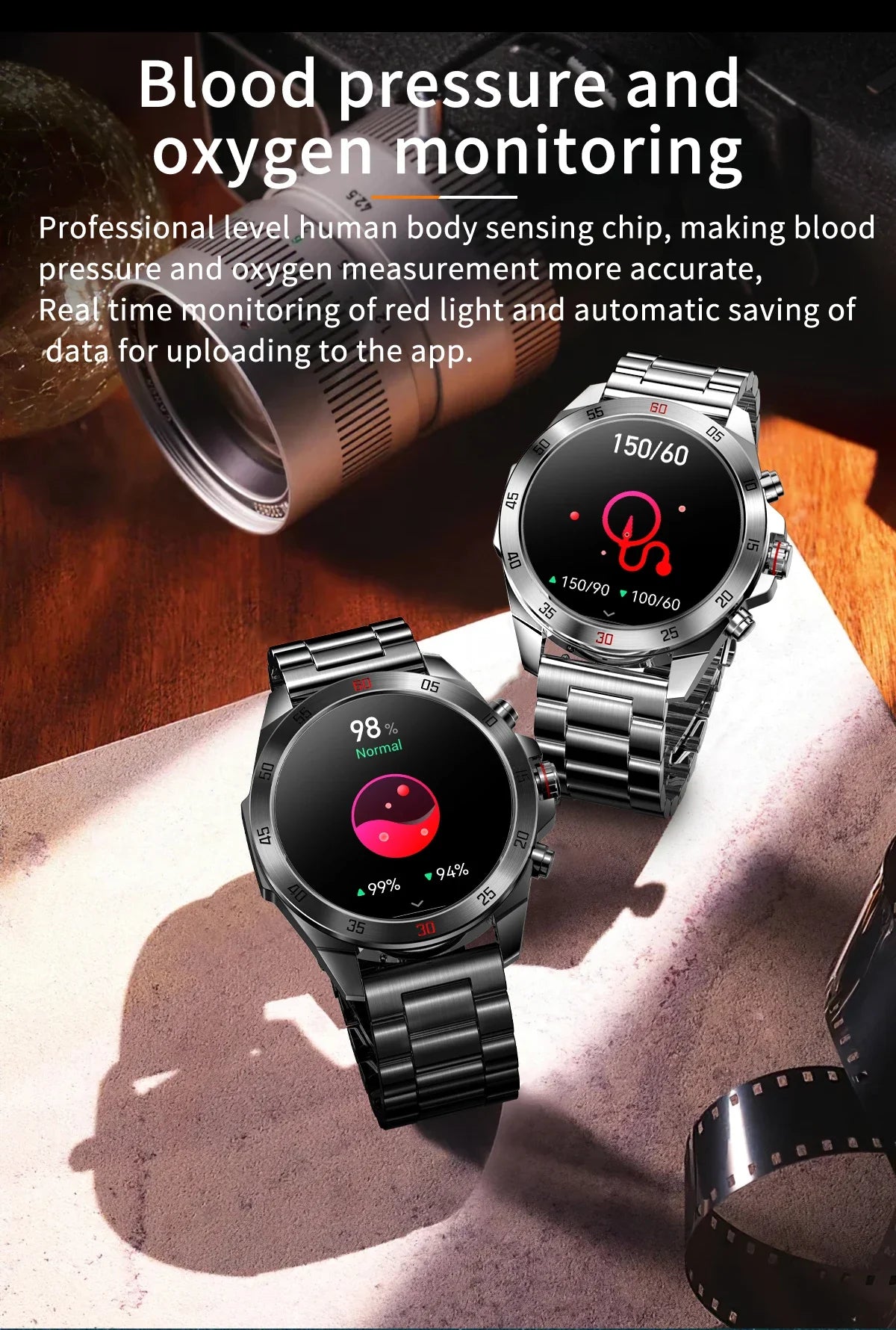 2024 New for Huawei Smart Watch Men AMOLED Screen Heart Rate Bluetooth Call Waterproof Outdoor GPS Smartwatchs for Huawei Xiaomi