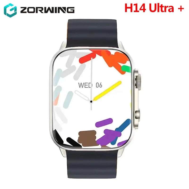 H14 Ultra+ Gen 2 Smart Watch Men Photo Album Recording Smartwatch Always on Display 1GB ROM Local Music EBook Bluetooth 2024