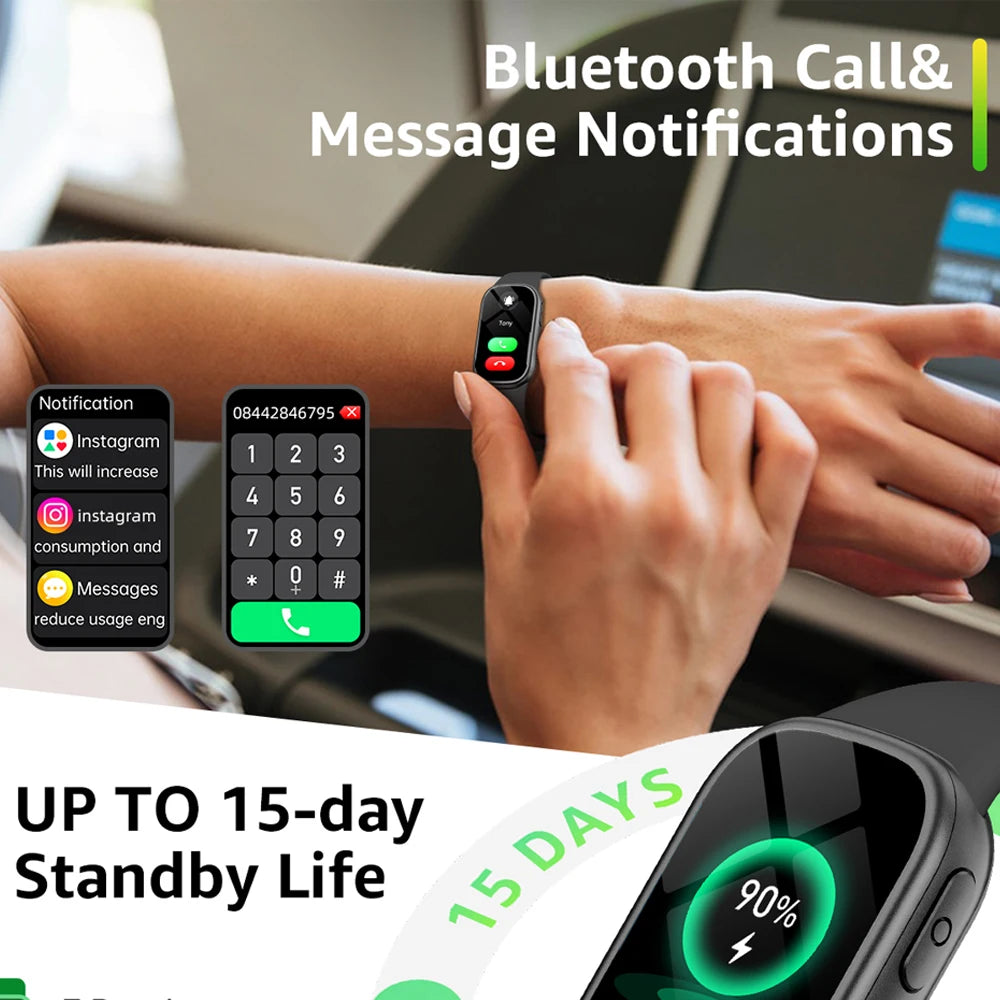 2024 New B7 Smart Watch Man Woman Heart Rate Fitness Tracker Sports Bracelet For ios Android Huawei Bluetooth Call Smartband