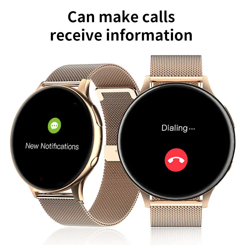 LIGE New Smart Watch 2024 Wireless Charging Smartwatch Bluetooth Calls Watches Men Women Fitness Bracelet Custom Watch Face +Box