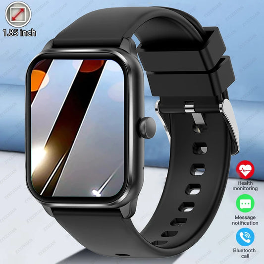 2024 New For Xiaomi Huawei 1.85 inches Bluetooth Call Smartwatch Women Men AMOLED 240*284 HD Pixel Display Smartwatches Ladies