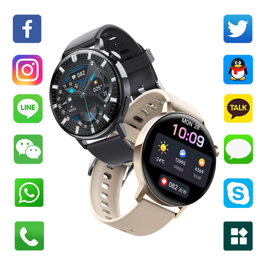 Bluetooth call Smartwatch 2024 Blood Glucose Heart Rate Monitor Exercise Tracker Multi-functional Smart Watch For Men And Women