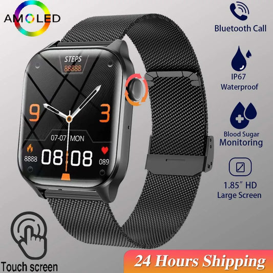 2024 New Bluetooth Call Men Smart Watches Women Wrist Watch Fitness Watch Waterproof Smartwatch For Xiaomi Huawei Android iOS