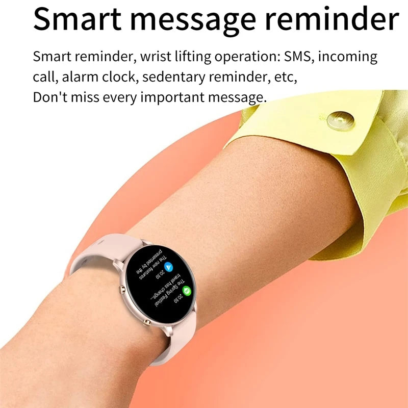 2024 New Smart Watch Men IP68 Waterproof Full Touch Clock Sport Fitness Tracker Women Smartwatch for Android Xiaomi phone iPhone