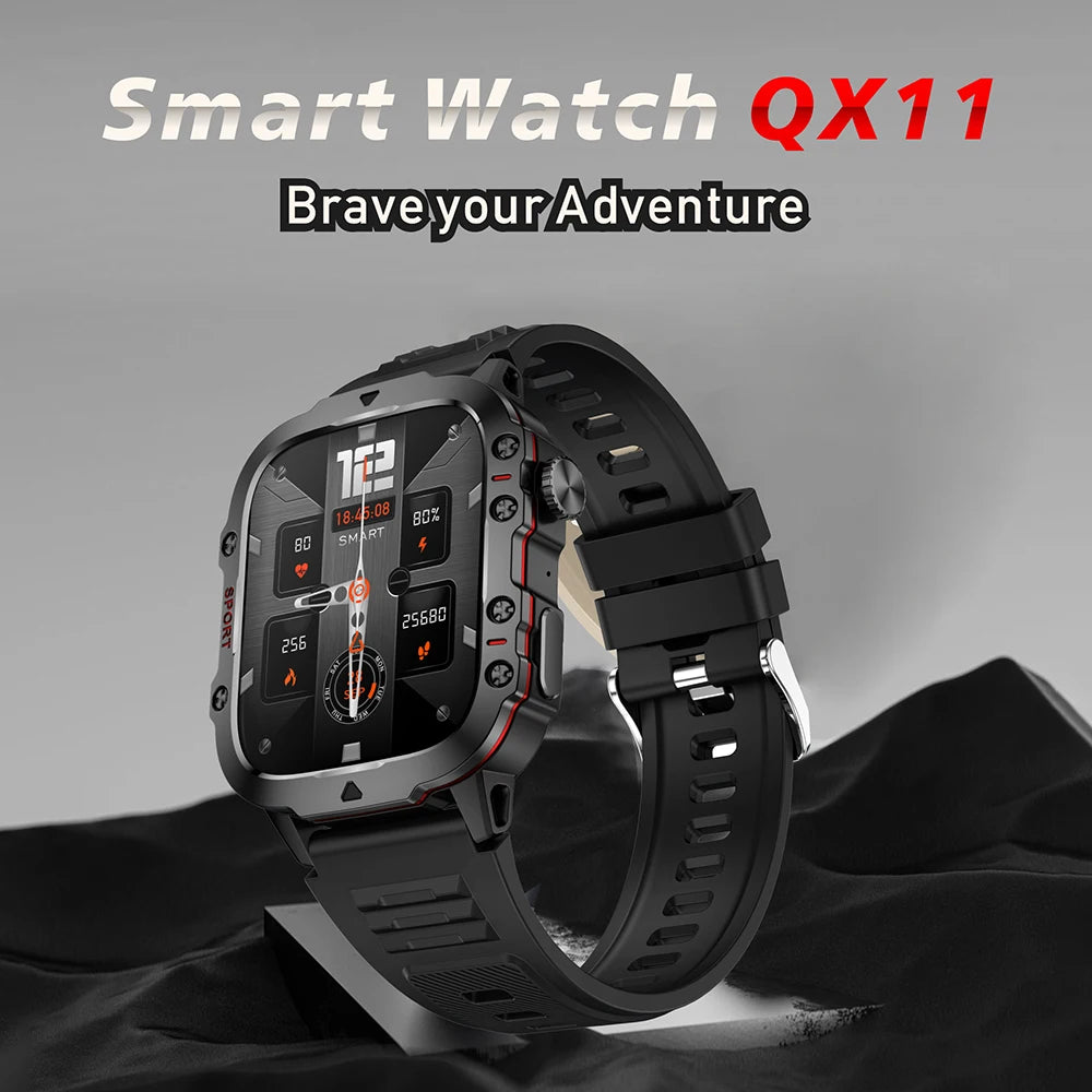 Smart Watch Men For Android IOS 3ATM Waterproof Outdoor Sport Fitness Tracker Heart Rate Monitor Bluetooth Call Smartwatch 2024