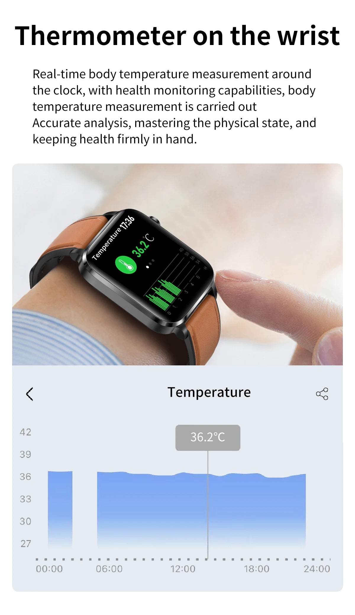 Blood Sugar Smart Watch Men Sangao Laser Treat Health Heart Rate Blood Pressure Sport Smartwatch Women Health Monitoring Watches