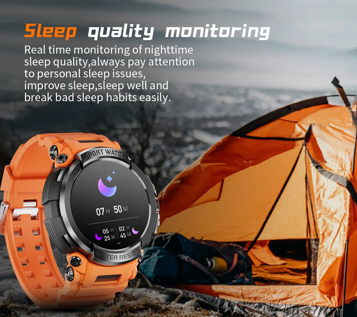 2024 New Outdoor Military Men Smart Watch AMOLED HD Screen Three-proof Durable Sports Tracker Original Bluetooth Call Smartwatch