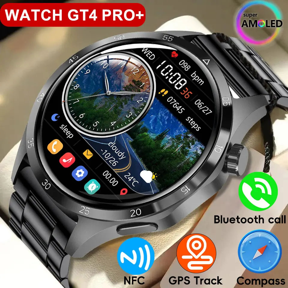 2024 New Smart Watch NFC GPS Tracker IP68 Bluetooth Call Smart Watch Men Women Heart rate Health Monitoring For HUAWEI Watch GT4