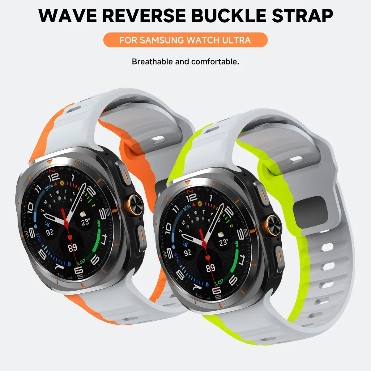 Silicone Strap for Samsung Galaxy Watch 7 Ultra 47mm No Gaps Sport Band Bracelet for Galaxy Watch Ultra 47mm Wristband Watchband