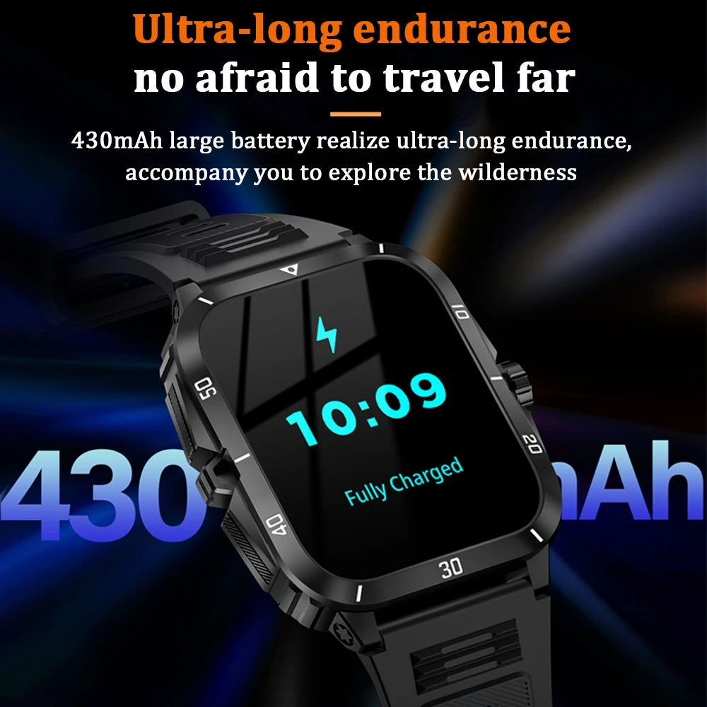 Swimming 3ATM Waterproof Smart Watch Men 1.96" HD Screen Voice Calling Sport Watches Women 2024 New Smartwatch For Android iOS