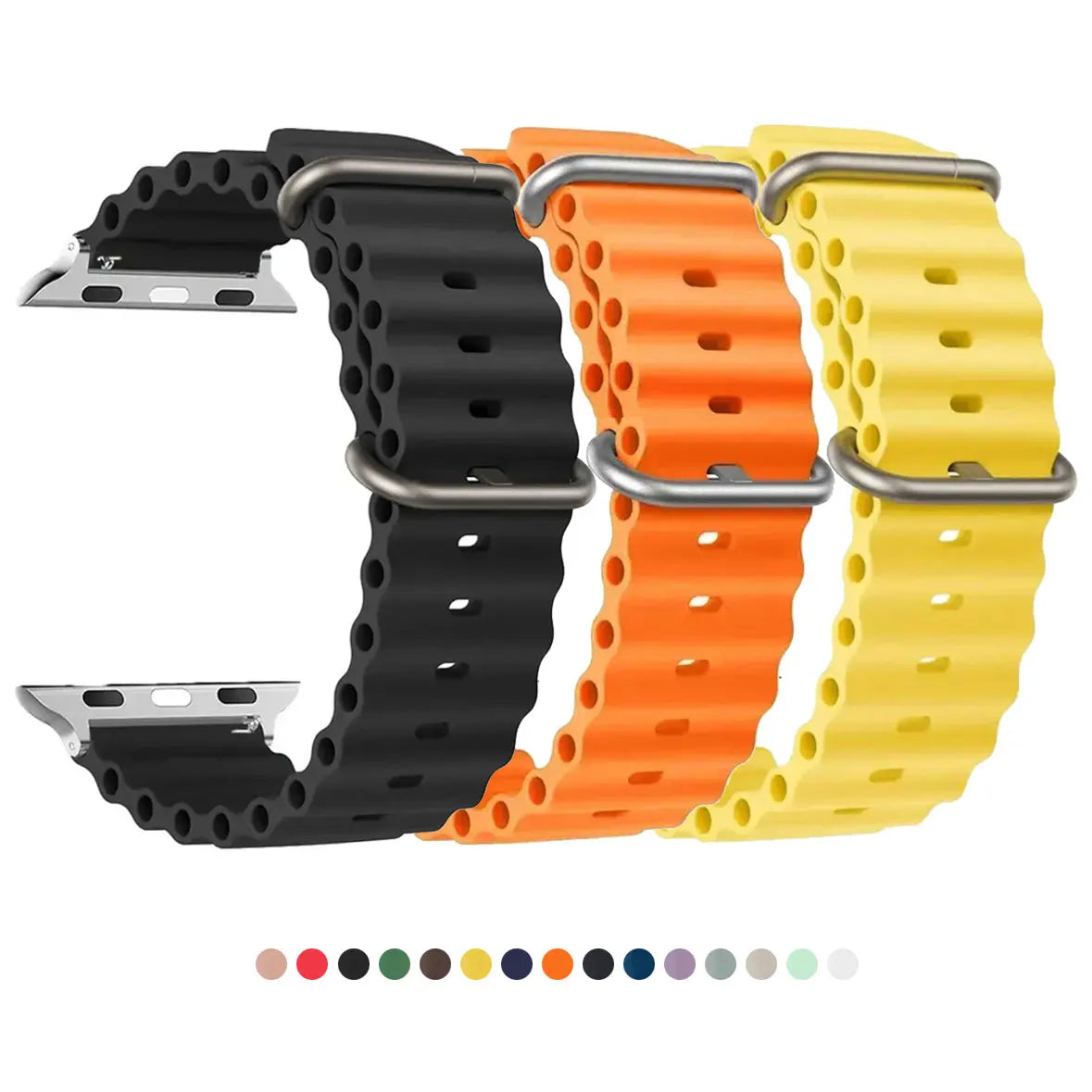 Sport watch strap for Apple watch band ultra 1 2 serie 9 SE Silicone Bracelet 38mm 40mm 41mm 44mm 45mm 49mm 38 40 41 44 45 49 mm